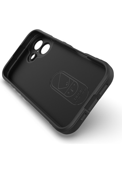 Apple iPhone 16 Pro Kılıf Kamera Korumalı Oyuklu Arka Yüzey Darbe Emici Silikon Kapak