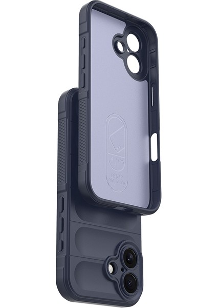 Apple iPhone 16 Pro Kılıf Kamera Korumalı Oyuklu Arka Yüzey Darbe Emici Silikon Kapak