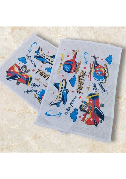 2 Adet 35X45 Yıkanabilir Ilkokul ve Okul Öncesi Beslenme ÖRTÜSÜ/BEZI_1037-A