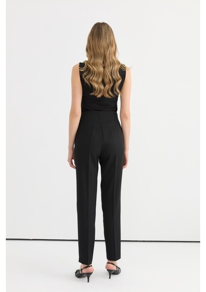 Çift Pensli Cepsiz Pantolon fırsatları