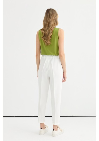 Arkası Lastikli Duble Paça Pantolon fırsatları