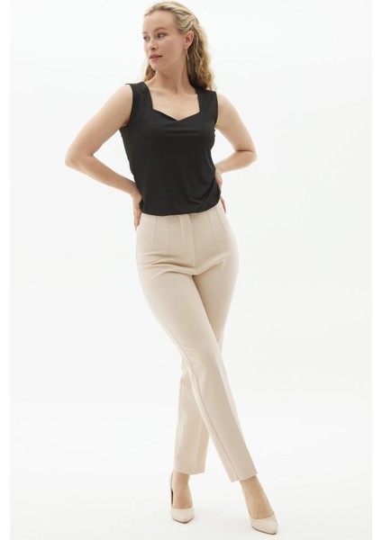 Çift Pensli Cepsiz Pantolon indirimleri