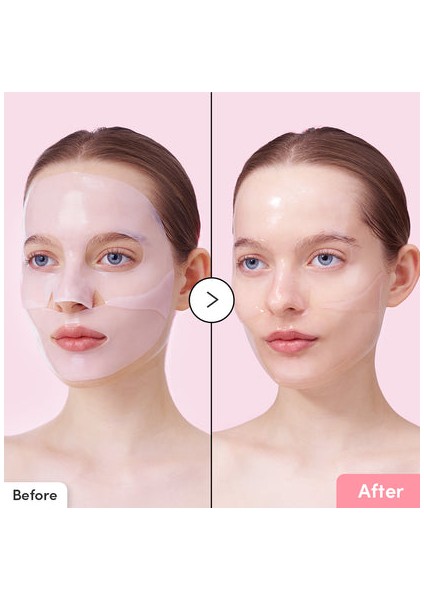 Eqqualberry - Collagen Pore-Tight Up Hydrogel Mask (4 Adet) - Vegan Pdrn + Kolajen Hydrojel Maske modelleri