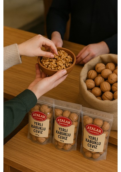 Kabuklu Yerli Ceviz 405 gr – Doğallıkla Gelen Sağlık