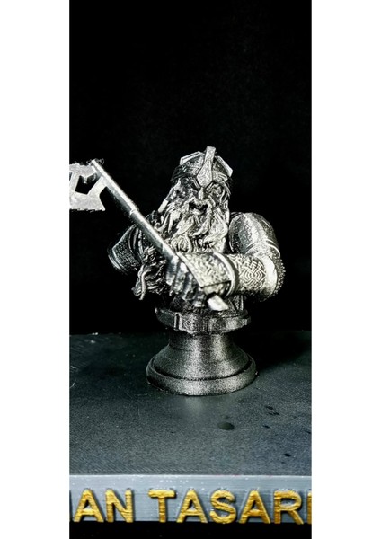 Gimli Büst Figür 10 cm The Lord Of The Rings Yüzüklerin Efendisi