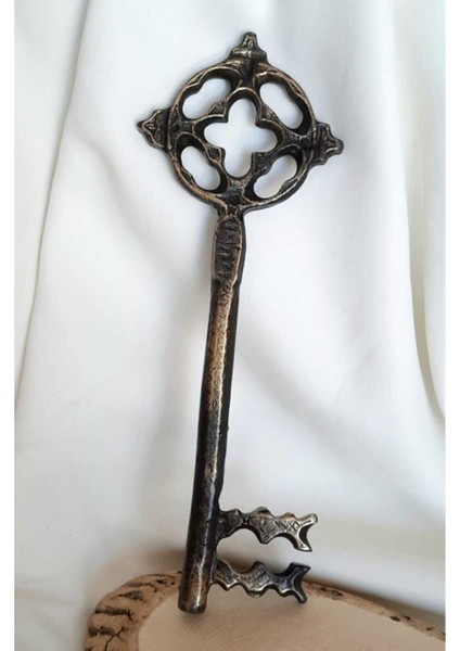 Dekoratif Pirinç Döküm Anahtar Duvar Süsü Otantik Dekor