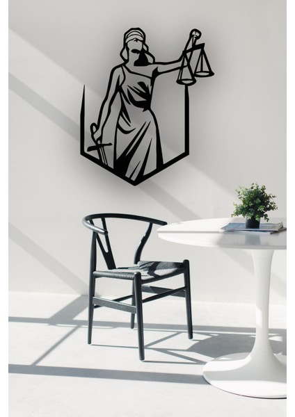Adalet Terazisi Themis Metal Duvar Tablosu Hediyelik Hukuk Bürosu Avukat Dekorasyon Ofis Dekoru fırsatları