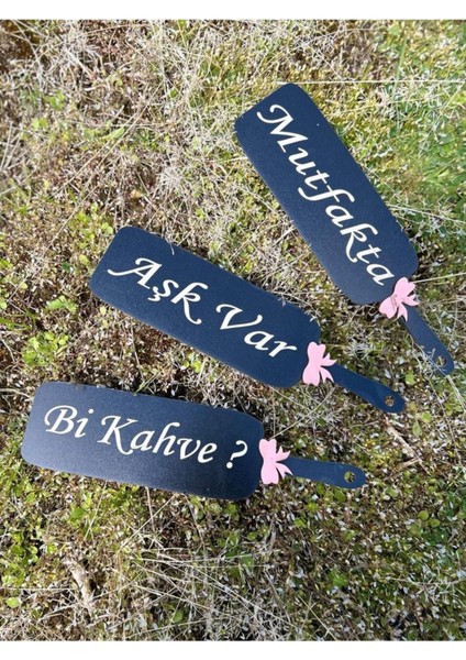 Mutfakta Aşk Var ,bi Kahve? Duvar Süsü 10K Dekor