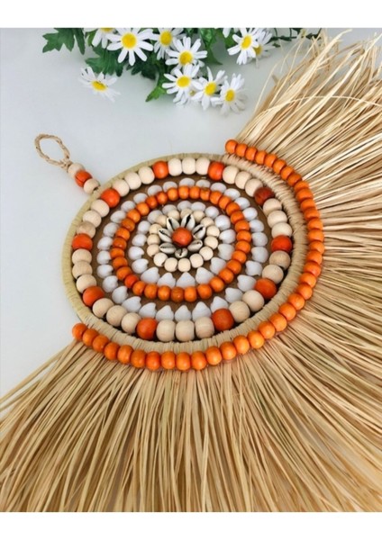 Rafya Deniz Kabuklu Yelpaze Duvar Aksesuar Süsü fiyatları