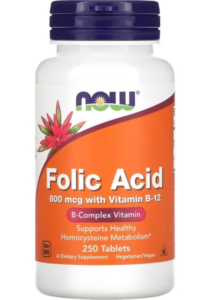 Folic Acid 800 Mcg 250 Tablets