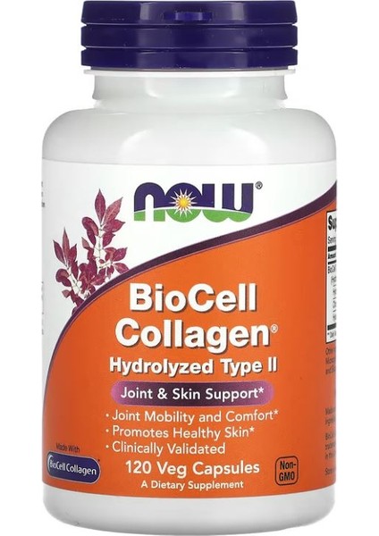 Biocell Collagen Hydrolyzed Type Iı 120 Veg Capsules