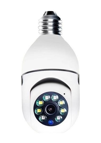 ® Wifi 360 Panoramik Ampul Kamera Gece Görüş Ses Akıllı Hareket Algılayıcı