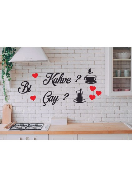 Dekoratif Mutfak Süsü, Bi Çay Bi Kahve