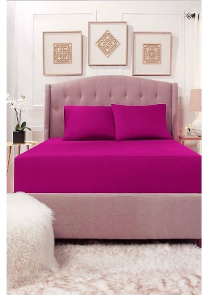 Çift Kişilik 160 x 200 Lastikli Çarşaf Seti Pamuklu
