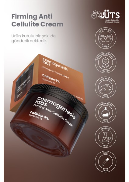 & Çatlak Selülit tı Body Krem 300 ml Bölgesel