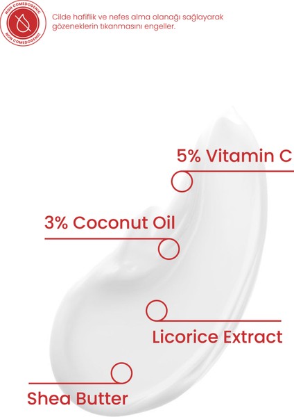 Aydınlatıcı C Vitamini Maske 50ML Cilt Besleyici ve Nemlendirici Etkili Anında Esneklik Antioksidan fiyatları