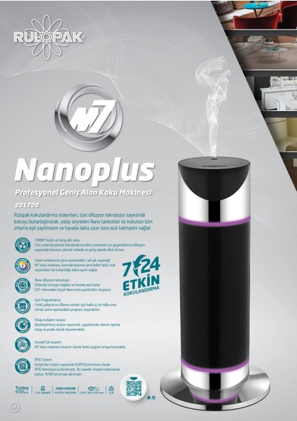 Nano Plus M7 Kokulandırma Makinesi