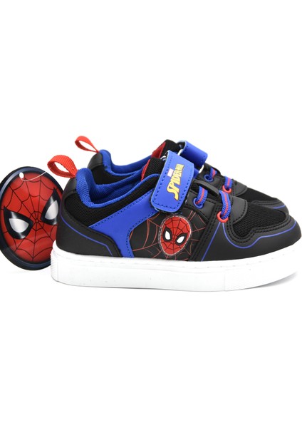 Spiderman Supta 5 Fx Cırtlı Cocuk Spor Ayakkabı Siyah