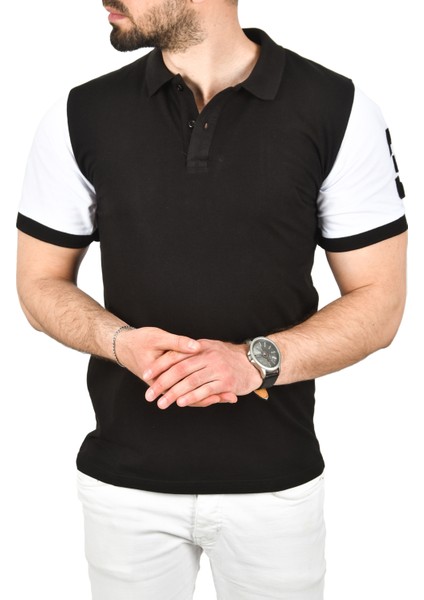 Dar Kesim Pamuklu Polo Yaka Tişört Slim Fit Nefes Alan Kıvrılmaz Polo Yaka Tişört 2503022 fırsatları