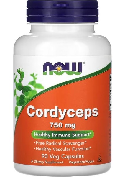 Cordyceps 750 mg 90 Veg Capsules