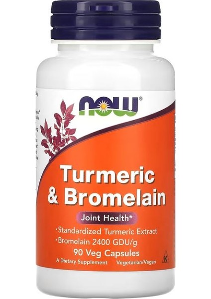 Turmeric Bromelain 90 Veg Capsules