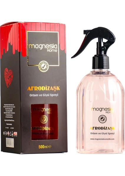 Afrodizaşk Parfüm Sprey Oto, ortam ve Tekstil Spreyi 500 ml Yüksek Kalıcılık