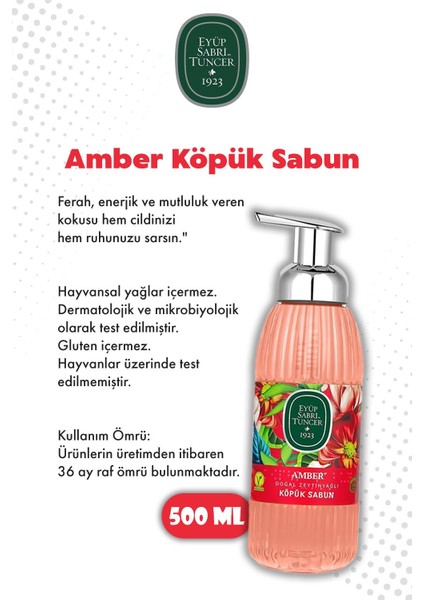 Ferah Esinti 4'lü Set 500 ml Köpük Sabun ve Rosıe Mendil