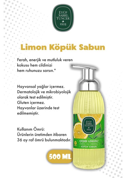 Ferah Esinti 4'lü Set 500 ml Köpük Sabun ve Rosıe Mendil