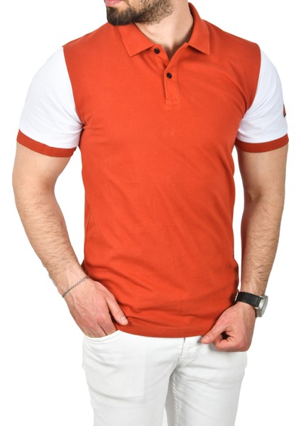 Dar Kesim Pamuklu Polo Yaka Tişört Slim Fit Nefes Alan Kıvrılmaz Polo Yaka Tişört 2503022 fiyatları