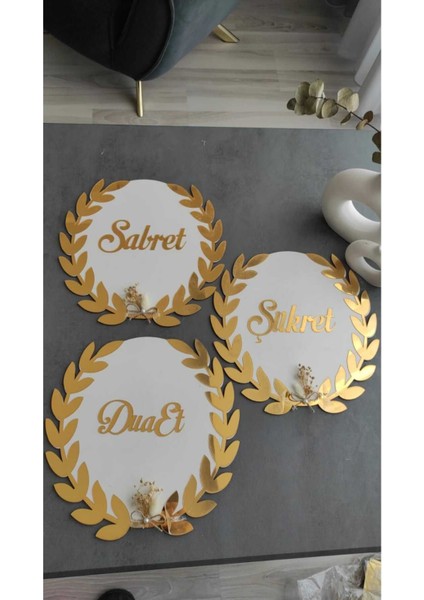 Sabret Şükret Dua Et Seti 30 cm