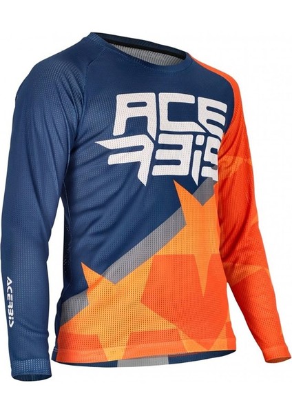 Mx J-Wındy One Çocuk Jersey Mavi Turuncu
