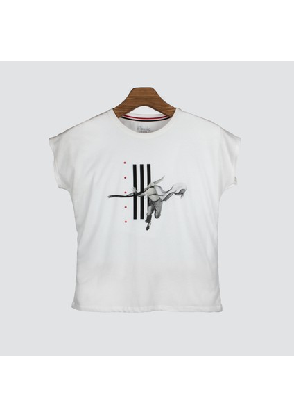 Run Kadın Baskılı T-Shirt