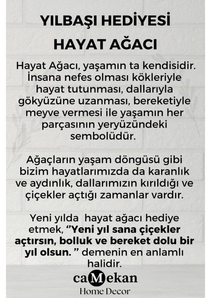 Yılbaşı Hediyesi Tablo Hayat Agaci Seramik Duvar Susu Nazar Boncugu Hediyelik Yeni Yıl Süsü fiyatları