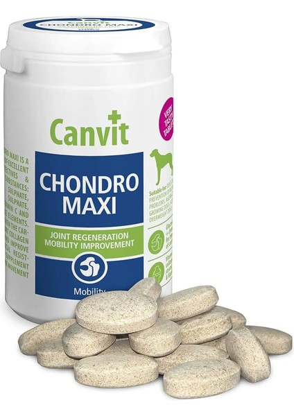 Chondro Maxi Orta ve Büyük Irk Köpekler Için Kas ve Iskelet Sağlığı Köpek Vitamini 230 gr 110 Tablet