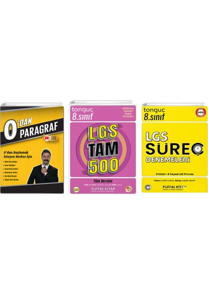 8. Sınıf Lgs Süreç Denemeleri+ Rüştü Hoca 0'dan Paragraf+8. Sınıf Lgs Tam 500