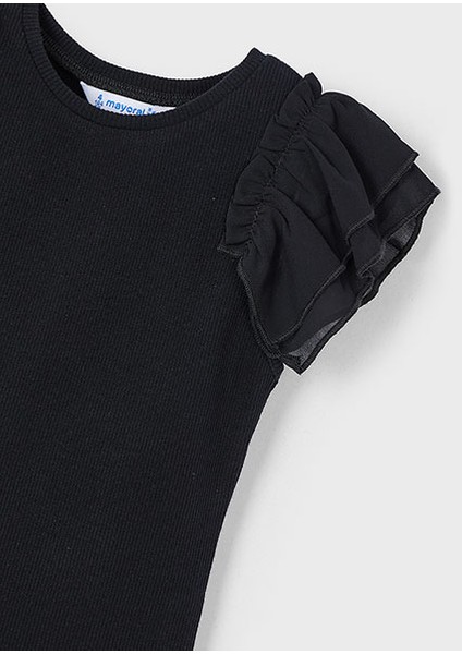 Mayoral Kız Çocuk Fırfırlı Tişört fiyatları