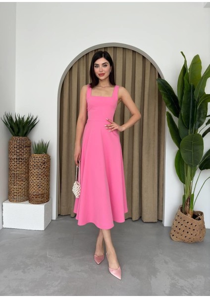 Neapolitan Askılı Elbise