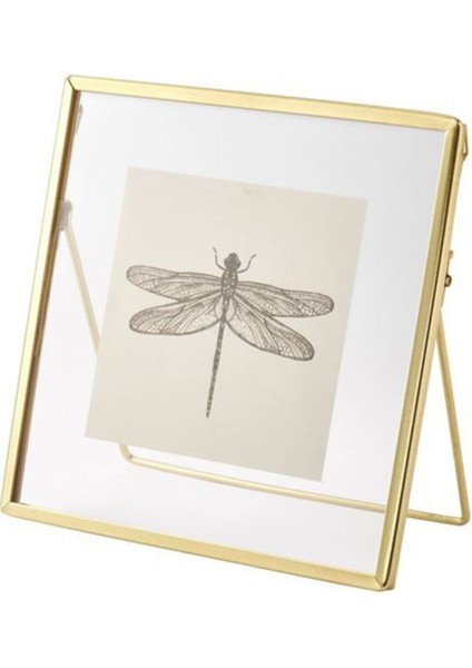 Asılır Modern Çerçeve Gold Renk Ölçü 16X16 cm Meridyendukkan Çelik, Nikel Kaplama modelleri
