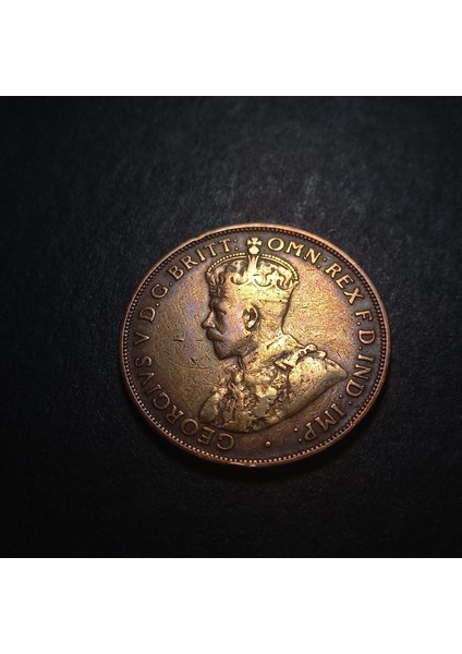 39963680162A570421 1917 Avustralya One Penny Ççt+ Eski Yabancı Madeni Para