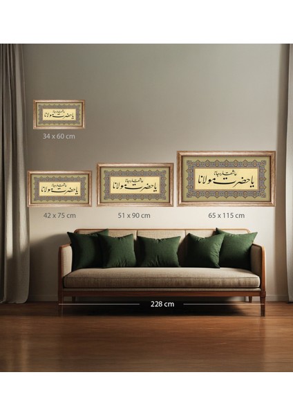5126 Hüsn-I Hat Ya Hz Mevlana - Aşıklara Canan