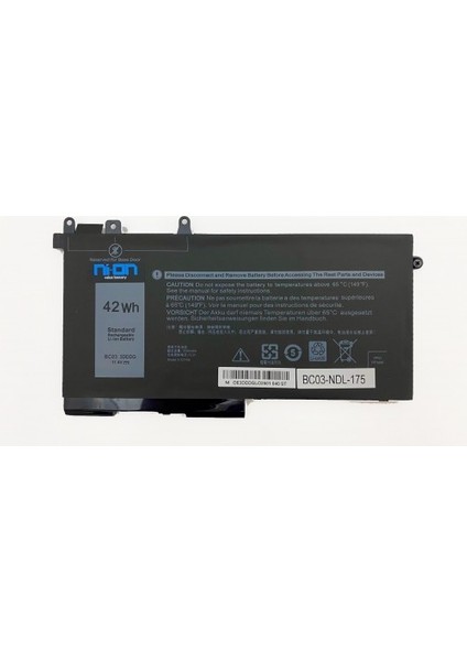Nion Dell KCM82 0KCM82 MT31P 0MT31P Uyumlu Notebook Batarya - Pil