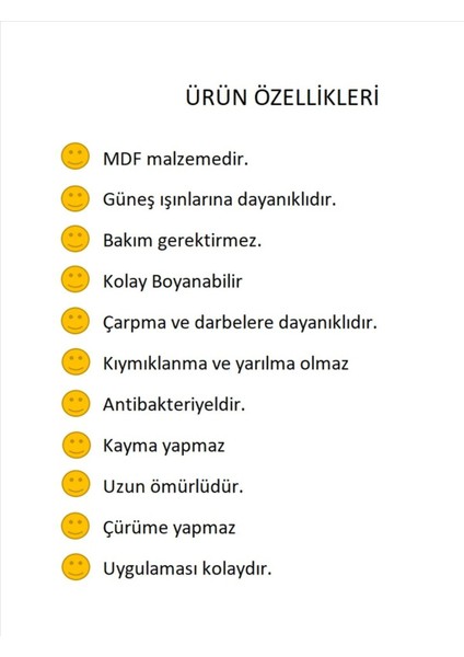 Düzce Duvar Paneli (30 Adet ) Dekoratif, Duvar Çıtası, Ahşap Duvar Paneli, Boyanabilir, Ham, Mdf