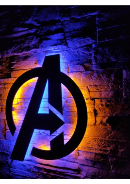 Avengers Logo LED Işıklı Tablo modelleri