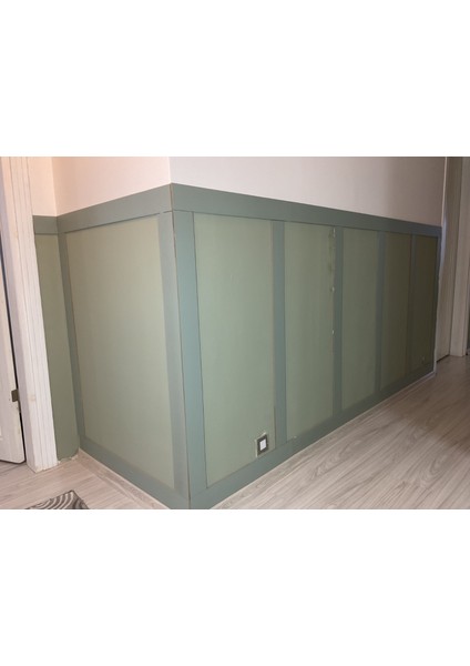 Iskandinav Dekoratif Duvar Çıtası, Tek Yüz Beyaz Ahşap Tek Yüz Boyanabilir Ham Mdf fırsatları