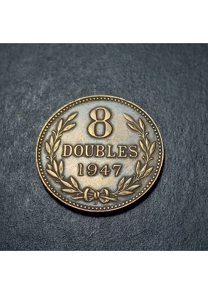 3996368016B9222753 1947 Guarnsey 8 Doubles Ççt+ Eski Yabancı Madeni Para fiyatları