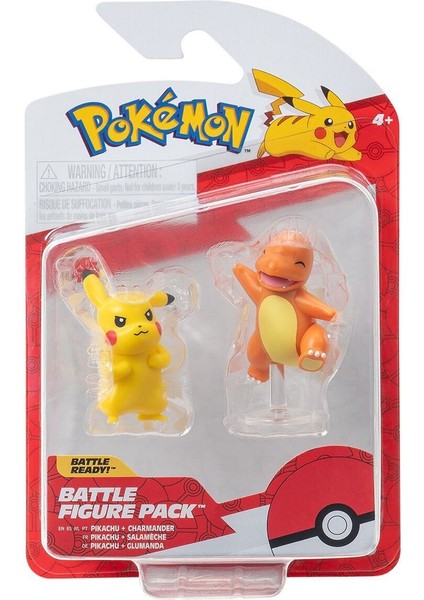 Pok PKW0258 Pokemon Battle 2li Figür Seti -Necotoys