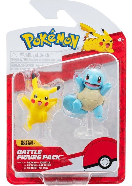 Pok PKW0258 Pokemon Battle 2li Figür Seti -Necotoys modelleri