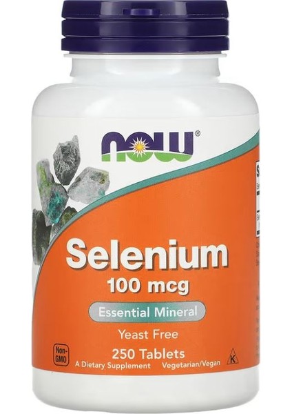 Selenium 100 Mcg 250 Tablets