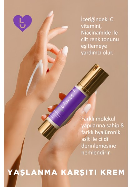 2'Li Cilt Bakım Seti Leke Karşıtı 10 Azelaik Asit Serumu -8d Hyaluronik Asit, Vitamin C Yüz Kremi
