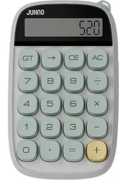 Sevimli Kare Tuşlu 10 Haneli Ldc Ekran Hesap Makinası Yeşil